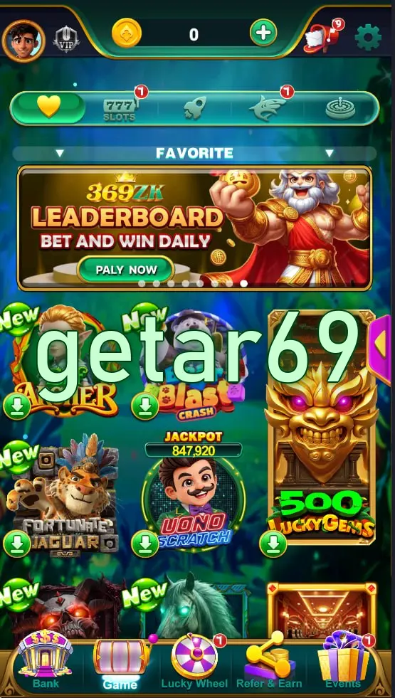 getar69 Masuk
